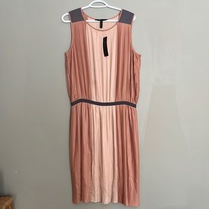 BCBGMAXAZRIA Pleated Dress. New with Tags. Size 10